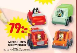 ICA Maxi Minibil med bluey figur erbjuda