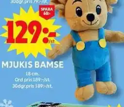 ICA Maxi Mjukis bamse erbjuda