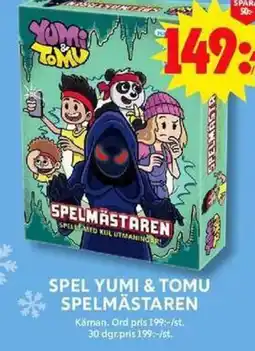 ICA Maxi Spel Yumi & Tomu spelmästaren erbjuda