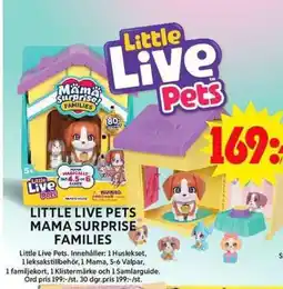 ICA Maxi Little Live Pets Mama surprise families erbjuda