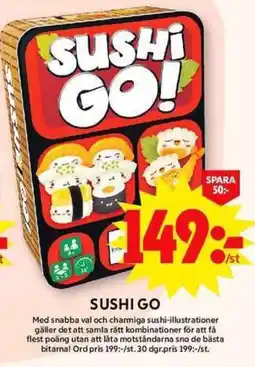 ICA Maxi Sushi Go erbjuda