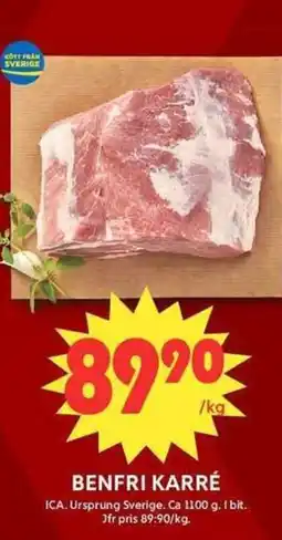 ICA Maxi Benfri karré erbjuda