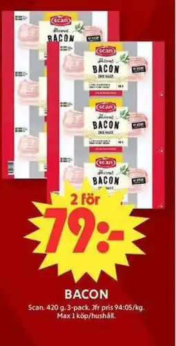 ICA Maxi Scan Bacon erbjuda