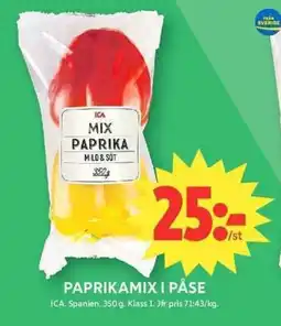 ICA Maxi ICA Paprikamix i påse erbjuda