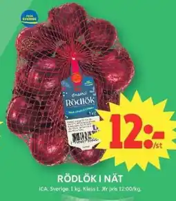 ICA Maxi ICA Rödlök i nät erbjuda