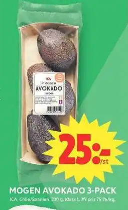 ICA Maxi ICA Mogen avokado 3-pack erbjuda