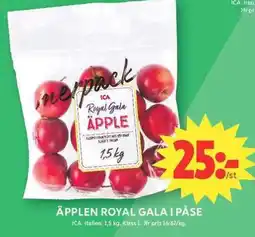 ICA Maxi ICA Äpplen Royal gala i påse erbjuda