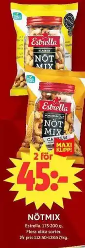 ICA Maxi Estrella Nötmix erbjuda