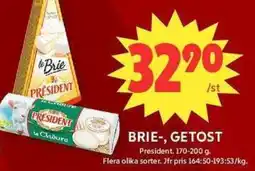 ICA Maxi President Brie-, Getost erbjuda