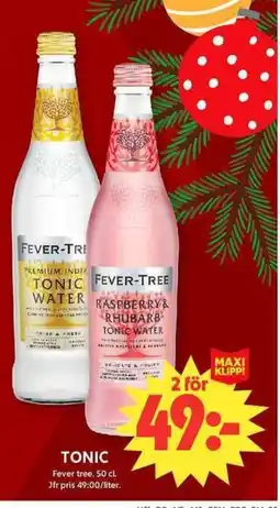ICA Maxi Fever tree Tonic erbjuda