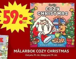 ICA Maxi Målarbok cozy christmas erbjuda