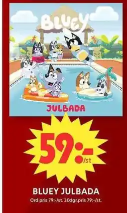 ICA Maxi Bluey julbada erbjuda