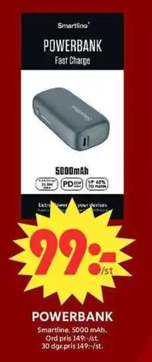 ICA Maxi Smartline Powerbank erbjuda