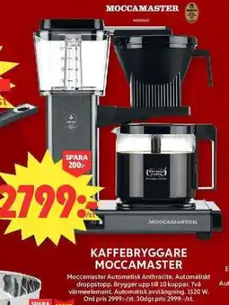 ICA Maxi Kaffebryggare Moccamaster erbjuda