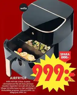 ICA Maxi Wilfa Airfryer erbjuda
