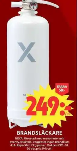 ICA Maxi NEXA Brandsläckare erbjuda