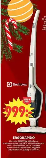 ICA Maxi Electrolux Ergorapido EERC73SW erbjuda
