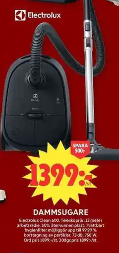 ICA Maxi Electrolux Dammsugare erbjuda