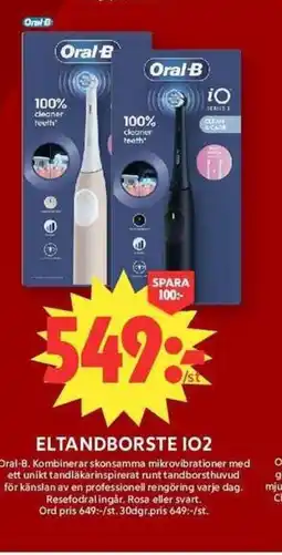 ICA Maxi Oral-B Eltandborste IO2 erbjuda