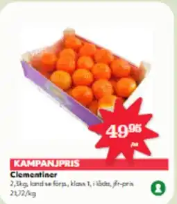 Hemköp KAMPANJPRIS Clementiner erbjuda