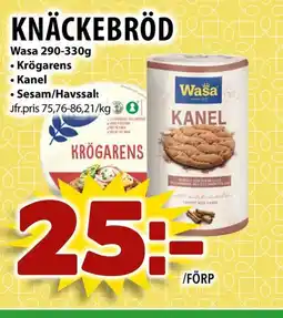 Matvärlden Tensta Knäckebröd erbjuda