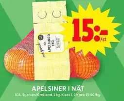 ICA Maxi Apelsiner i nät erbjuda