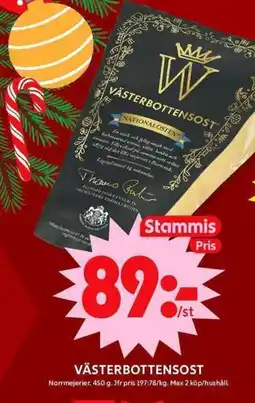 ICA Maxi NORRMEJERIER Västerbottensost erbjuda