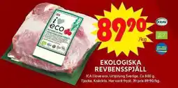 ICA Maxi ICA Ekologiska revbensspjäll erbjuda