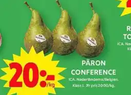 ICA Maxi ICA Päron conference erbjuda