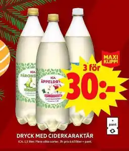 ICA Maxi ICA Dryck med ciderkaraktär erbjuda