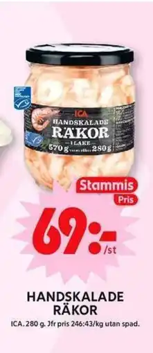 ICA Maxi ICA Handskalade räkor erbjuda