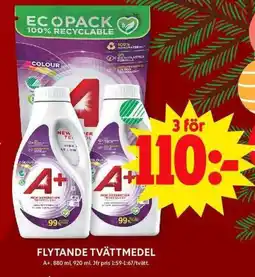 ICA Maxi A+ Flytande tvättmedel erbjuda