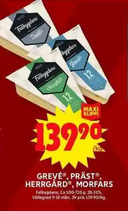 ICA Maxi FALDYGDENS Grevé, präst, herrgård, morfars erbjuda