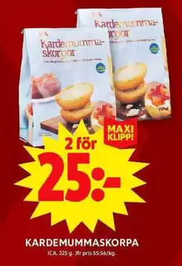 ICA Maxi ICA Kardemummaskorpa erbjuda