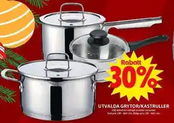 ICA Maxi Utvalda grytor/kastruller erbjuda
