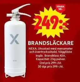 ICA Maxi NEXA Brandsläckare erbjuda