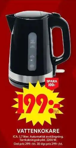 ICA Maxi Vattenkokare erbjuda