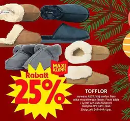 ICA Maxi Tofflor erbjuda