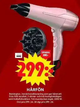 ICA Maxi REMINGTON Hårfön erbjuda