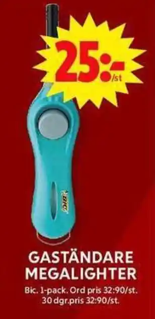 ICA Maxi BIC Gaständare megalighter erbjuda