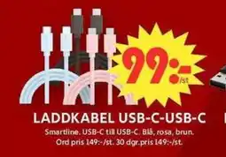 ICA Maxi Laddkabel usb-a-usb-c erbjuda