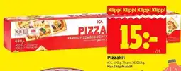 ICA Kvantum ICA Pizzakit erbjuda
