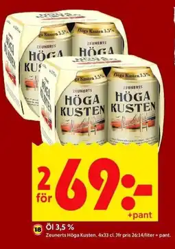 ICA Kvantum Öl 3,5% erbjuda