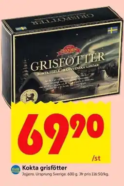 ICA Kvantum JOJJENS Kokta grisfötter erbjuda