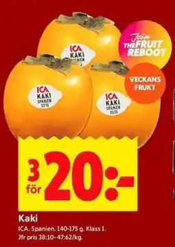 ICA Kvantum ICA Kaki erbjuda