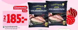ICA Kvantum GULDFÅGELN Fryst kycklingbröstfilé erbjuda