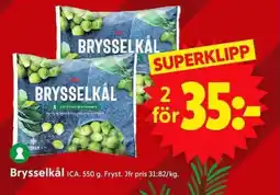 ICA Supermarket ICA Brysselkål erbjuda