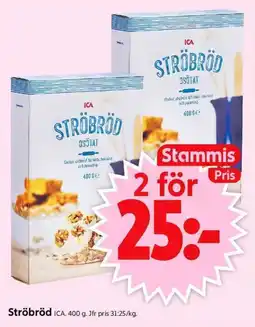 ICA Supermarket ICA Ströbröd erbjuda