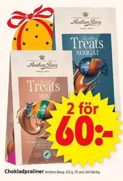ICA Supermarket ANTHON BERG Chokladpraliner erbjuda