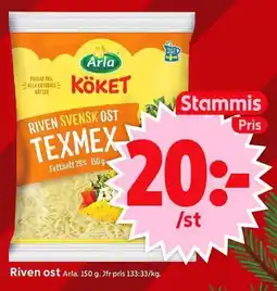 ICA Supermarket ARLA Riven ost erbjuda